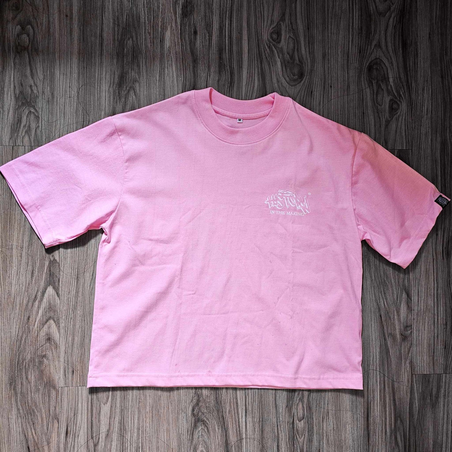 BOXY CROPPED - LOGO PINK